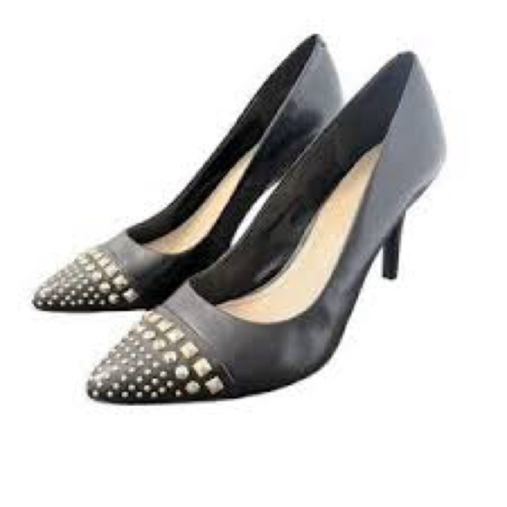 BCBG Black Studded Heels Size 7